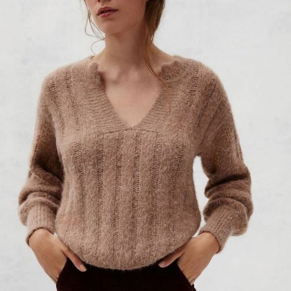 Anthropologie Pilcro Maggie V-Neck Sweater NWOT